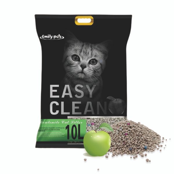 Emily-pets-bentonite-cat-litter-apple-fragrance-handle-10L