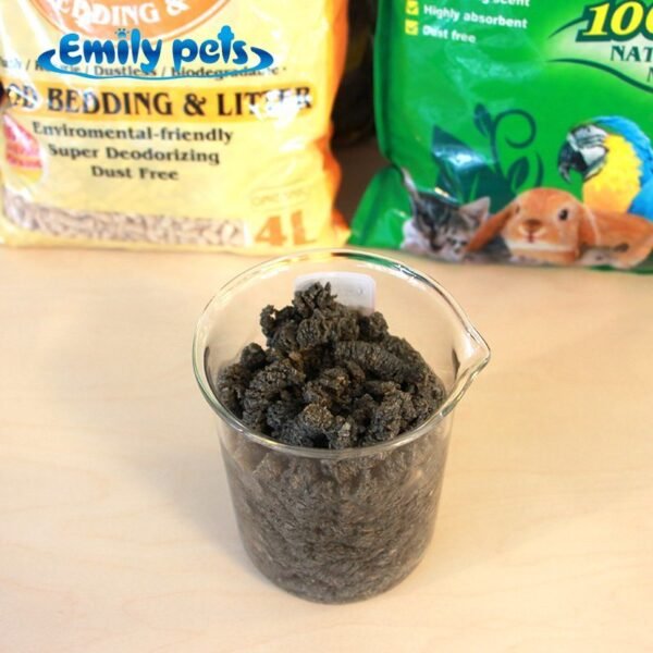 Emily pets carbon pine wood cat litter