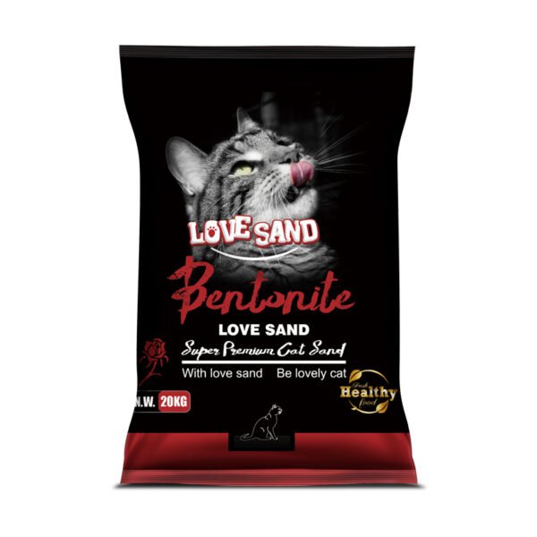 LOVE SAND® Bentonite cat litter 20kg rose