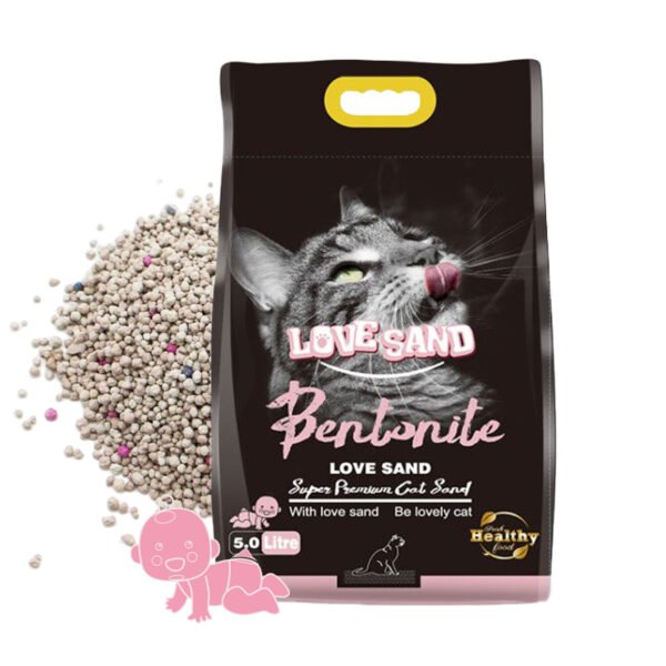 LOVE SAND® Bentonite cat litter baby powder