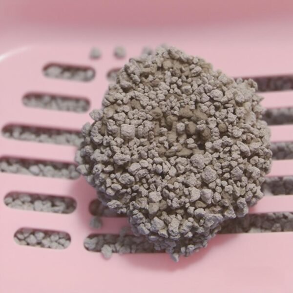 LOVE-SAND®-pink-bentonite-cat-litter-irregular-shaped