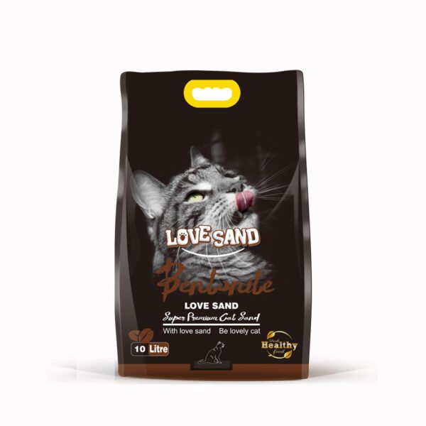 LOVE SAND® bentonite cat litter 10L coffee