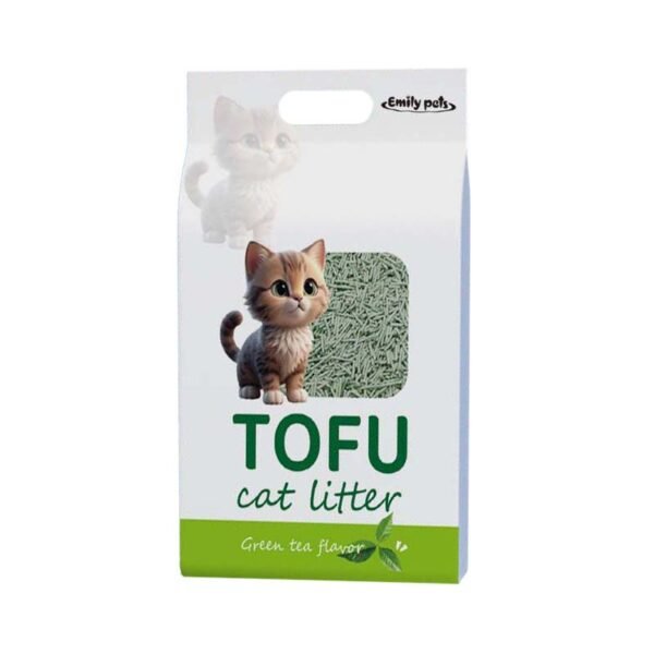 Emily pets 1.5mm tofu cat litter green tea