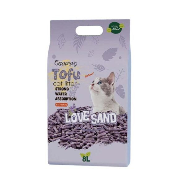 LOVE SAND 8L 3.1kg tofu cat litter lavender