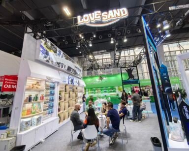 LOVE SAND cat litter company Exhibition